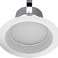 RAB R4R8830120WB 8W 4 inch LED Retrofit Downlight, 3000K, 849 Lumens, 80 CRI, With Baffle, White Finish