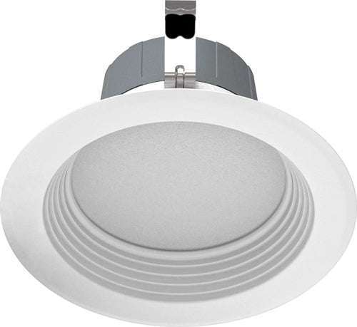 RAB R4R89FA120WB 4 inch LED Retrofit Downlight, 3500K, 714 Lumens, 92 CRI, WHite Baffle, White Trim