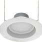 RAB R6R89FA120WS 8W 6" LED Round Retrofit Downlight, Adjustable Head, 2700K, 3000K, 3500K, 4000K & 5000K Color Temperature