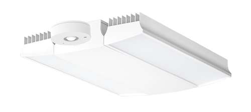 RAB RAIL150W/D10/LCS 150W Rail LED High Bay with Lightcloud Control System, Lightcloud Highbay Sensor, 5000K (Cool), 18882 Lumens, 76 CRI, 120-277V, V Hooks Mount, Dimmable, White Finish