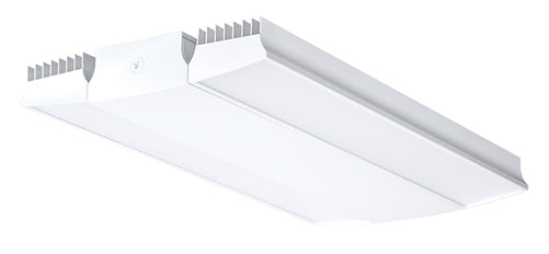 RAB RAIL185W 185W Rail LED High Bay, V Hooks Mount, No Photocell, 5000K (Cool), 23503 Lumens, 75 CRI, 120-277V, Standard Operation, DLC Listed, White Finish