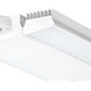 RAB RAIL185W/D10/LCS 185W Rail LED High Bay with Lightcloud Control System, Lightcloud Highbay Sensor, 5000K (Cool), 22640 Lumens, 76 CRI, 120-277V, V Hooks Mount, Dimmable, White Finish