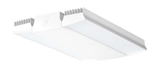 RAB RAIL185YNW/D10/LC 185W Rail LED High Bay with Lightcloud Control System, No Photocell, 3500K (Warm Neutral), 20206 Lumens, 83 CRI, 120-277V, V Hooks Mount, Dimmable, White Finish