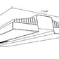 RAB RAIL225 225W Rail LED High Bay, 5000K (Cool), 34847 Lumens, 83 CRI, 120-277V, Standard Operation, DLC Listed, White Finish