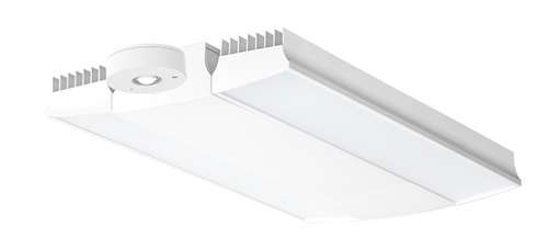 RAB RAIL225NW/D10/LCS 225W Rail LED High Bay with Lightcloud Control System, Lightcloud Highbay Sensor, 4000K (Neutral), 25617 Lumens, 78 CRI, 120-277V, V Hooks Mount, Dimmable, White Finish