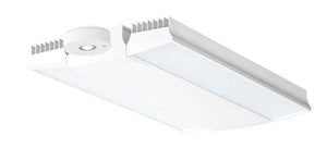 RAB RAIL225YNW/D10/LCS 225W Rail LED High Bay with Lightcloud Control System, Lightcloud Highbay Sensor, 3500K (Warm Neutral), 24590 Lumens, 83 CRI, 120-277V, V Hooks Mount, Dimmable, White Finish