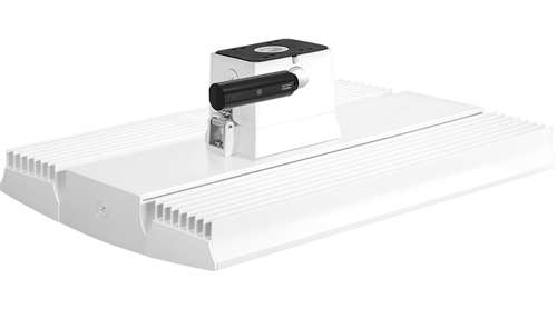 RAB RAILP150NW/D10/LC 150W Rail LED High Bay with Lightcloud Control System, No Photocell, 4000K (Neutral), 17812 Lumens, 77 CRI, 120-277V, Pendant or Surface Mount, Dimmable, White Finish