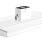 RAB RAILP185NW/480 185W Rail LED High Bay, Pendant or Surface Mount, No Photocell, 4000K (Neutral), 19476 Lumens, 85 CRI, 480V, Standard Operation, Not DLC Listed, White Finish