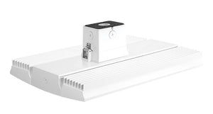 RAB RAILP95NW 95W Rail LED High Bay, Pendant or Surface Mount, No Photocell, 4000K (Neutral), 10017 Lumens, 84 CRI, 120-277V, Standard Operation, DLC Listed, White Finish