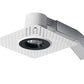 RAB RDLED2R8-20YN-TLB 2" Round Remodeler LED, 9W, 3500K, 695 Lumens, 82 CRI, 20 Degree Beam Spread, Trimless Look, TRIAC Compatible, Black Trim