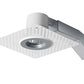 RAB RDLED2R8-30Y-TLS 2" Round Remodeler LED, 9W, 3000K, 605 Lumens, 83 CRI, 30 Degree Beam Spread, Trimless Look, TRIAC Compatible, Silver Trim