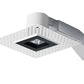 RAB RDLED2S8-20YN-TLB 2" Square Remodeler LED, 9W, 3500K, 664 Lumens, 82 CRI, 20 Degree Beam Spread, Trimless Look, TRIAC Compatible, Black Trim