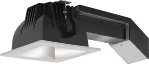 RAB RDLED4S12E-80YN-M-S 4" Square Remodeler LED, 12W, 3500K, 852 Lumens, 90 CRI, 80 Degree Beam Spread, ELV Dimming Driver, Matte Silver Cone Silver Trim