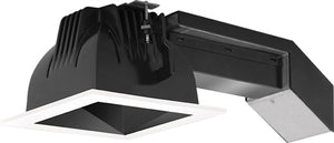 RAB RDLED4S20F-80YN-B-W 4" Square Remodeler LED, 20W, 3500K, 1159 Lumens, 90 CRI, 80 Degree Beam Spread, On/Off Non-dimming Driver, Black Cone and White Trim