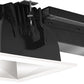 RAB RDLED4S20L-WYN-M-W 4" Square Remodeler LED, 20W, 3500K, 1081 Lumens, 90 CRI, Wall Washer, Lutron Driver, Matte Silver Cone White Trim