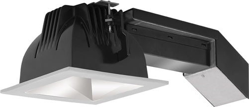 RAB RDLED6S26L-WYN-M-S 6" Square Remodeler LED, 26W, 3500K, 1557 Lumens, 90 CRI, Wall Washer, Lutron Driver, Matte Silver Cone Silver Trim