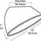 RAB RE200A Angle Reflector, Compatible with Explosionproof Fixture