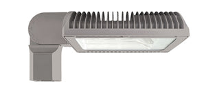 RAB RWLED2T105SFRG/PCS2 105W LED Slipfitter Lamp, 5000K (Cool), Type II Light Distribution, Standard Operation, 208-277V, 277 Swivel Photocell, Gray Finish