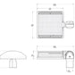 RAB RWLED2T105SFW 105W LED Slipfitter Lamp, 5000K (Cool), Type II Light Distribution, Standard Operation, 120-277V, No Photocell, White Finish