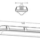 RAB SHARK2 25/20/15W 4' Linear LED Washdown, 3500/4000/5000K, No Photocell, Wet Location