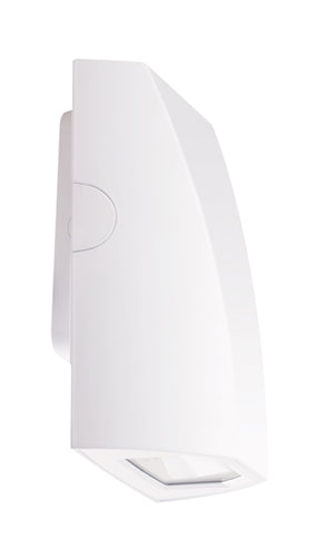 RAB SLIM18NW/PC 18W Slim LED Wallpack, 120V Button Photocell, 4000K (Neutral), 1855 Lumens, 82 CRI, Standard Operation, White Finish