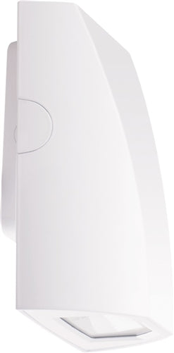 RAB SLIM26W/PC 26W Slim LED Wallpack, 120V Button Photocell, 5100K (Cool), 2849 Lumens, 67 CRI, Standard Operation, White Finish