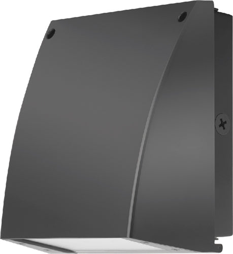 RAB SLIM57/PC2 Slim Wallpack 57W LED Lamp, 5000K Cool White Bronze Finish with 277V Photocell