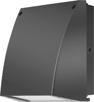 RAB SLIM57N/PCS Slim Wallpack 57W LED Lamp, 4000K Neutral Bronze Finish with Swivel Photocell