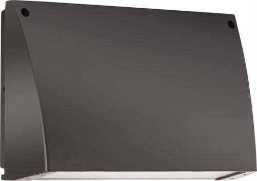 RAB SLIM62N/PCS Slim Wallpack 62W LED Lamp, 4000K Neutral Bronze Finish with Swivel Photocell