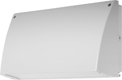 RAB SLIM62YW/PC Slim Wallpack 62W LED Lamp, 3000K Warm White White Finish with Photocell
