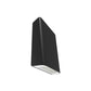 RAB SLIMXS 25/18/12W Field-Adjustable Slim LED Wallpack, Selectable CCT 3000K/4000K/5000K, 80 CRI, Bronze Finish
