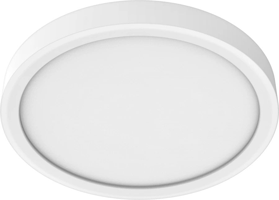 RAB SM7R15940UNVTW 15W 7' LED Edge-Lit Surface Mount Light, 900 Lumens, 90 CRI, 4000K Color Temperature,120-277V, White