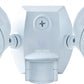 RAB SMSBULLET2X12NW LED Smart Bullet Flood 2x12W with Motion Sensor, White Finish