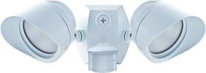 RAB SMSBULLET2X12NW LED Smart Bullet Flood 2x12W with Motion Sensor, White Finish