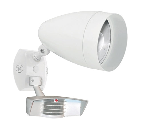 RAB STL1HBLED13NW 13W LED Floodlight with Sensor, No Photocell, 4000K (Neutral), 724 CRI, 120-277V, White Finish