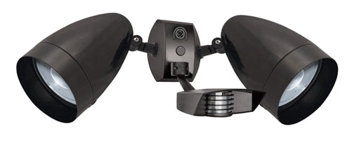 RAB STL1HBLED2X13N 26W LED Floodlight with Sensor, No Photocell, 4000K (Neutral), 1448 CRI, 120-277V, Bronze Finish