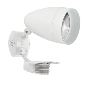 RAB STL2HBLED13NW 13W LED Floodlight with Sensor, With Photocell, 4000K (Neutral), 724 CRI, 120-277V, White Finish