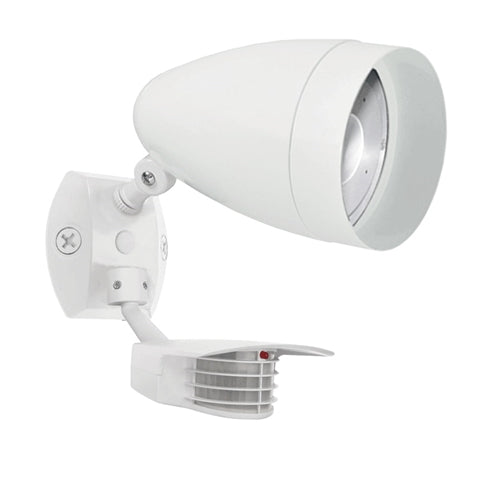 RAB STL2HBLED13YW 13W LED Floodlight with Sensor, With Photocell, 3000K (Warm), 662 CRI, 120-277V, White Finish