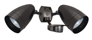 RAB STL2HBLED2X13Y 26W LED Floodlight with Sensor, With Photocell, 3000K (Warm), 1324 CRI, 120-277V, Bronze Finish