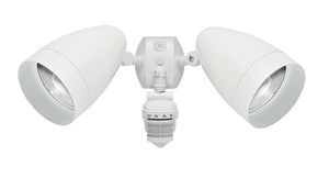RAB STL3HBLED2X10W 20W LED Floodlight with Sensor, With Photocell, 5000K (Cool), 676 CRI, 120-277V, White Finish