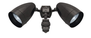 RAB STL3HBLED2X13N 26W LED Floodlight with Sensor, With Photocell, 4000K (Neutral), 1448 CRI, 120-277V, Bronze Finish