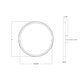 RAB SUMO-R-9 LED Surface Mount Fixture Round, 2700K-5000K Color selectable, 1600 Lumens, 90 CRI, White Finish