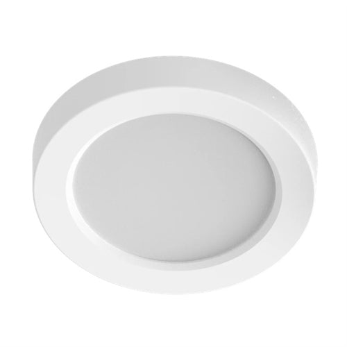 RAB SUMOFA-7R-12-95CCT-UNV-W LED Surface Mount Fixture Round, 2700K-5000K Color selectable, 1100 Lumens, 90 CRI, White Finish
