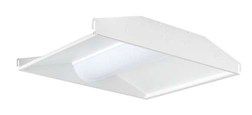 RAB SWISH2X2-29N/D10 29W 2' x 2' LED SWISH Recessed Center Basket Troffer, 4000K (Neutral), 3765 Lumens, 85 CRI, 120-277V, Dimmable, DLC Premium Listed, White Finish