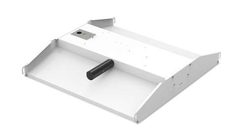 RAB SWISH2X2-29YN/D10/LC 29W 2' x 2' LED SWISH Recessed Center Basket Troffer with Lightcloud Control System, 3500K (Warm Neutral), 3528 Lumens, 85 CRI, 120-277V, Dimmable, DLC Listed, Replaces (3) F17 T8 or (3) F14 T5White Finish