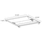 RAB SWISH34-2X2/LCBS 30/25/18W 2'x2' LED SWISH Adjustable Recessed Troffer, 2397-3700 Lumens, 3500K/4000K/5000K, Lightcloud Blue Passive Infrared Sensor Sensor, White