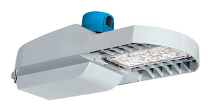 RAB TBLED2T32RG/D10/PCT 32W LED TRIBORO Roadway Light, 120-277V Twistlock Photocell, 5000K (Cool), 3713 Lumens, 72CRI, 120-277V, Type II Distribution, Dimmable, 7-Pin Receptacle, Gray Finish