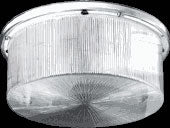 RAB VAN11I120 Vandalproof 11" Round Fixture 120W 2 pcs. 60W A-19 Type Incandescent Lamp 120V Clear Color