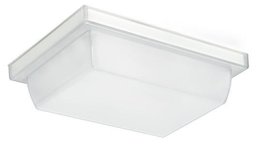 RAB VAN1LED12NW 12W LED Vandalproof Canopy Light, 4000K (Neutral), 1464 Lumens, 83 CRI, 120V, DLC Listed, Equivalent Up to 100W Incandescent, White Finish