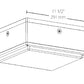 RAB VANLED20YFR 20W LED Canopy Light, 3000K, 2743 Lumens, 84 CRI, Drop Lens, Bronze